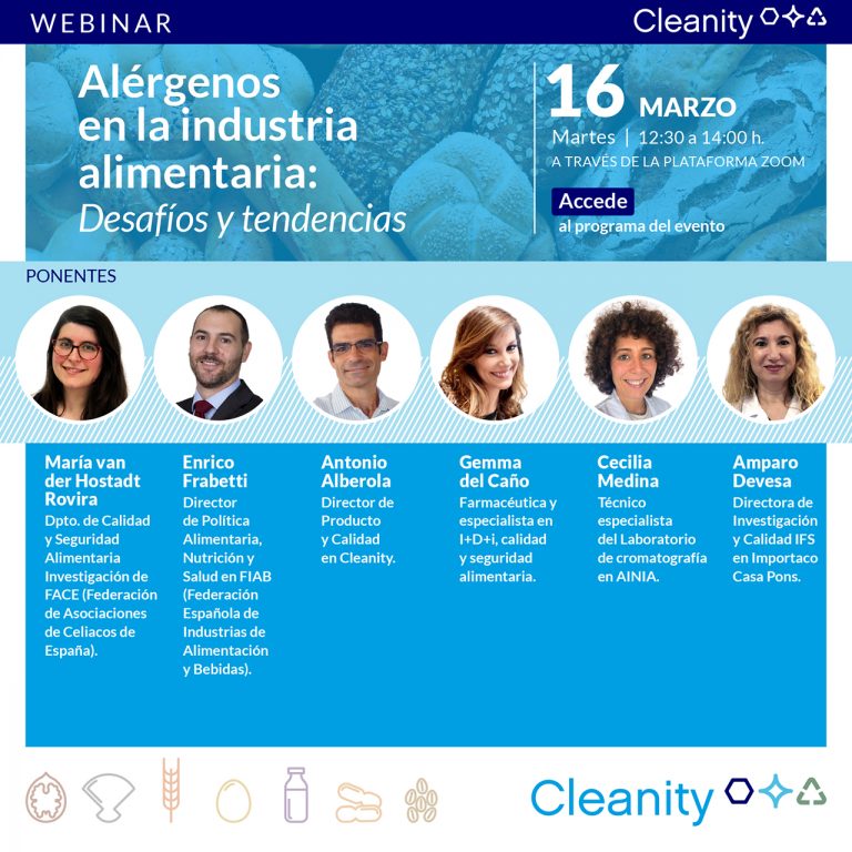 Webinar Alérgenos En La Industria Alimentaria Desafíos Y Tendencias Face 5980