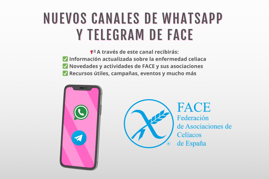 Canales Whatsapp y Telegram FACE