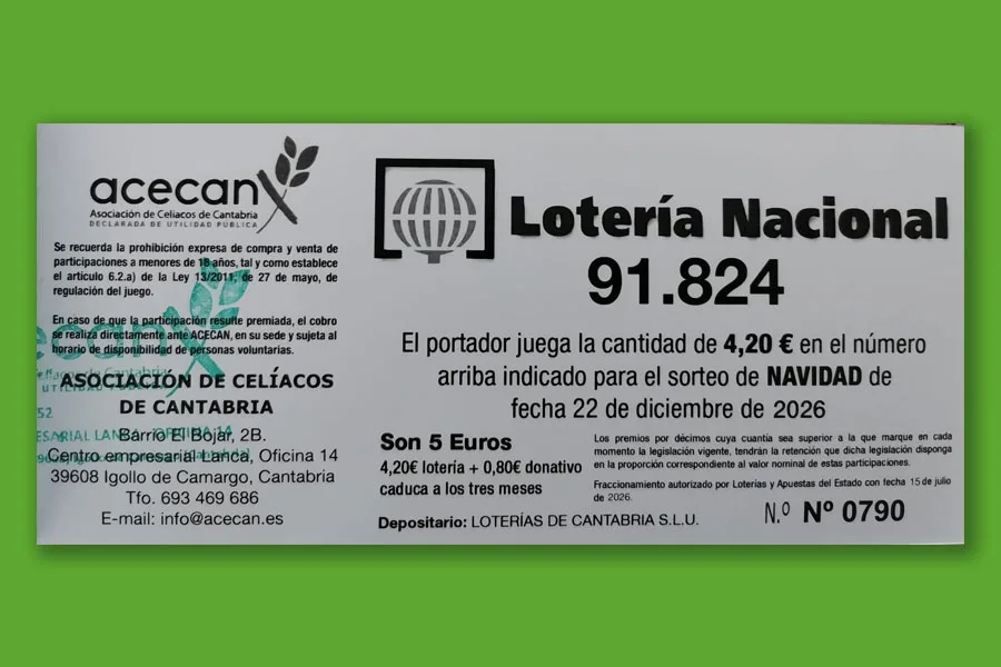 Lotería ACECAN 2026